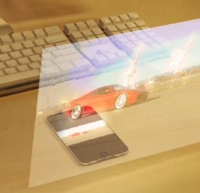 iPhone 5 concept met holografisch scherm en laserkeyboard [filmpje]