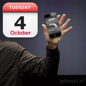 'iPhone 5 wordt 4 oktober getoond'