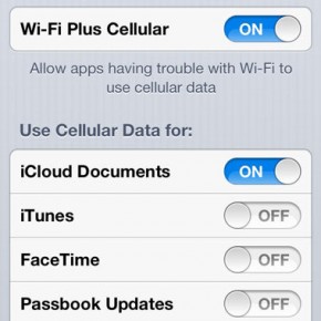 iOS 6: Wi-Fi Plus Cellular