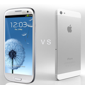 iPhone 5 concept vs Samsung Galaxy S3 in 3D