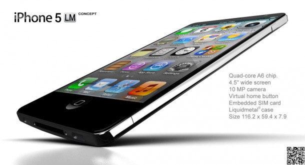 iPhone 5 Liquid Metal Concept (NAK)