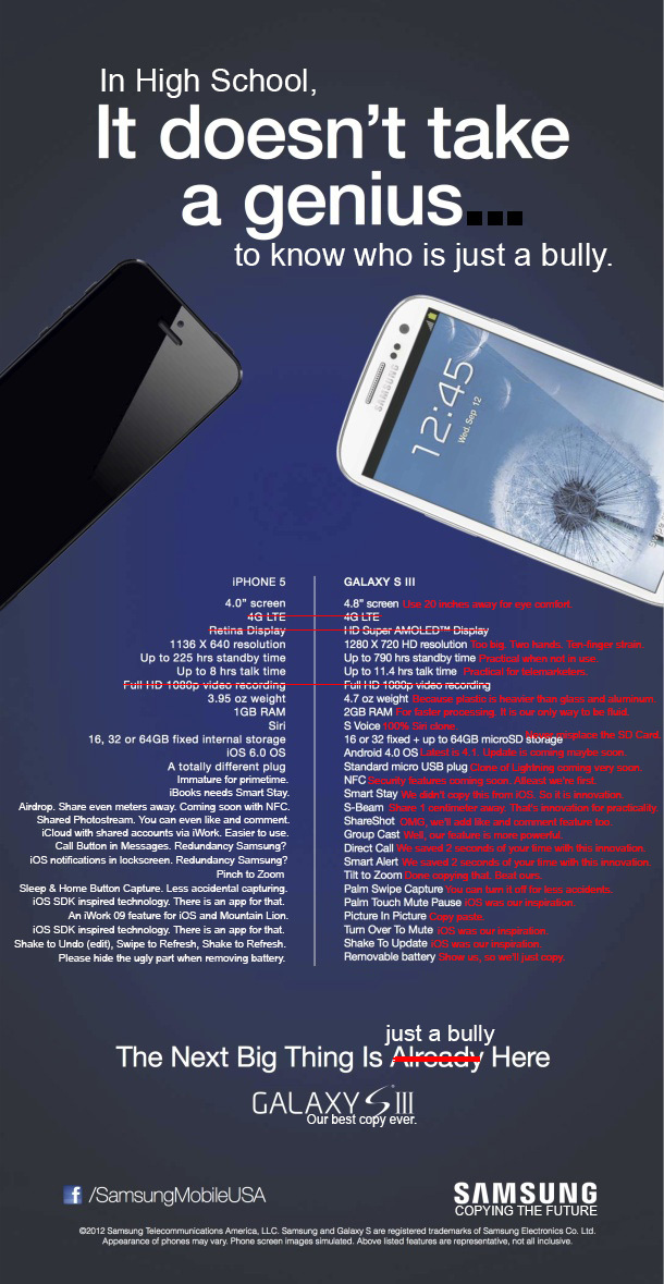 iPhone 5 vs Galaxy S3 - by Ismael Del Toro