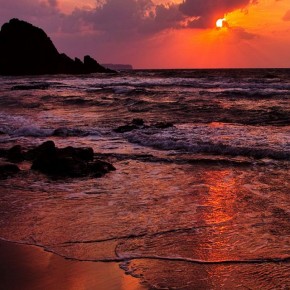 iPhone 5 Wallpaper: amazing sunset