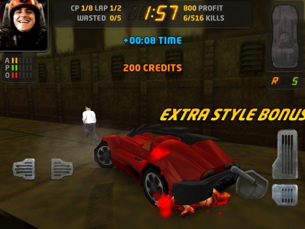 Carmageddon voor iOS - screenshot