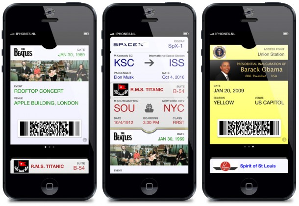 Passbook - neptickets op je iPhone 5