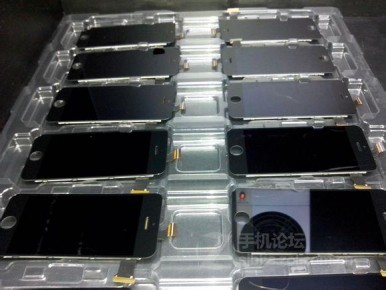 Zwarte iPhones in productie