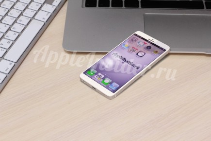 iPhone 6 concept op MacBook