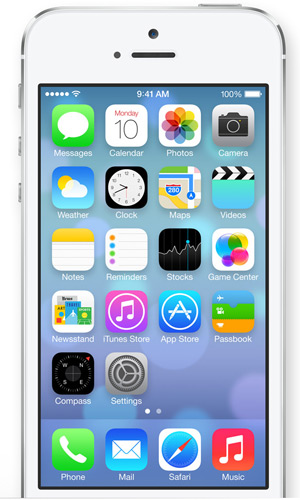 iOS7 screen