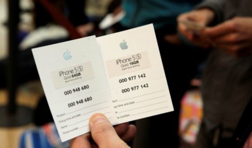 Ticket om je iPhone af te halen